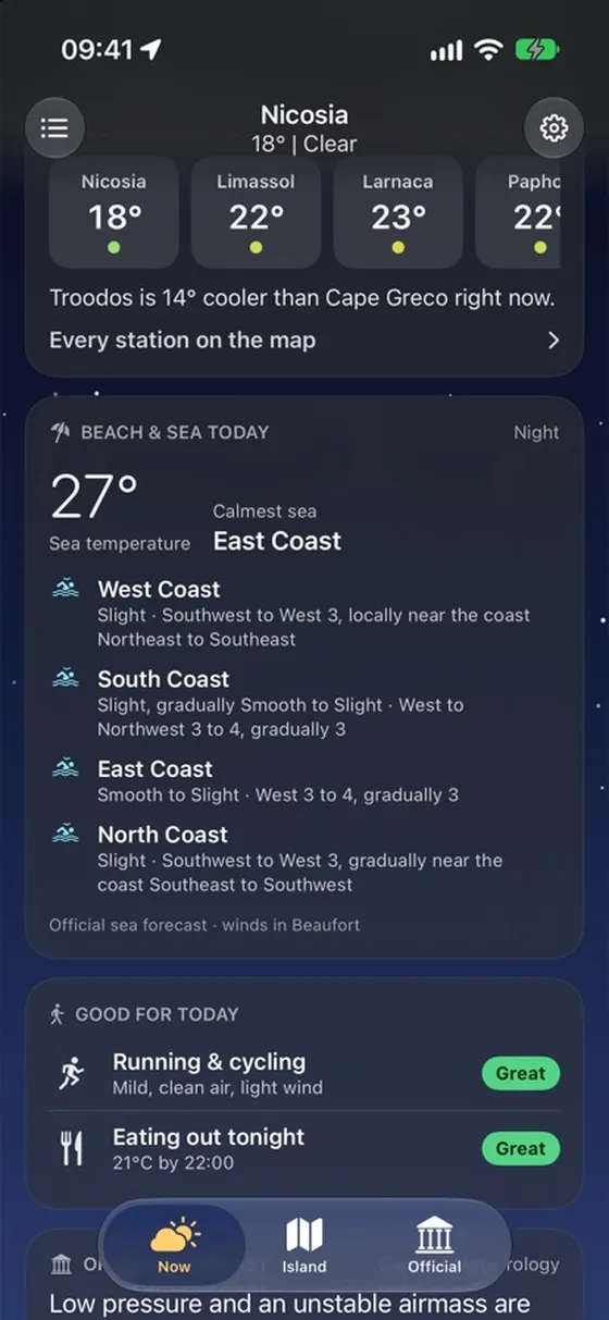 Cyprus Weather screenshot 2